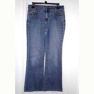 Kikit Jeans Size 8 Studded Pockets Belt Loops